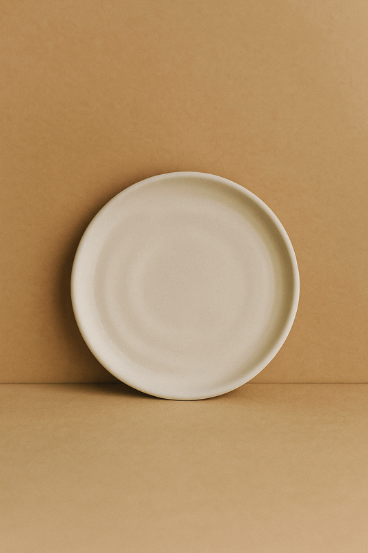 (Sample) Bisque Ceramic Plate